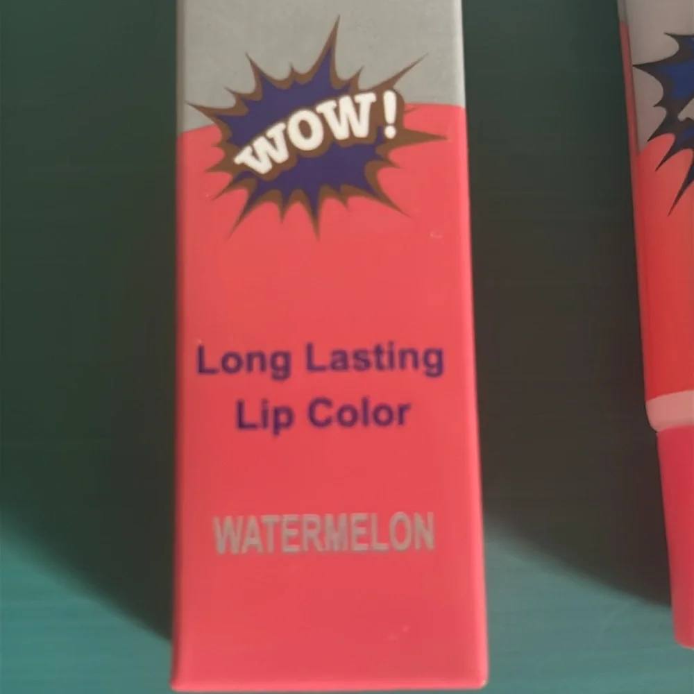 New in Box 4 Piece Assorted Multi-Color Long Lasting Peel Off Lip Stain Set